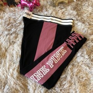 VICTORIA SECRET PINK LARGE LEGGINGS